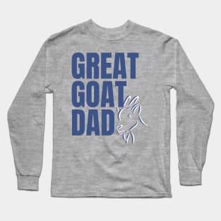 Goat Dad Long Sleeve T-Shirt